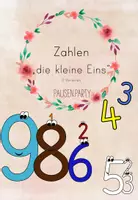 Vorschau - Präsentationen/Tafelbilder - Tafelmaterial Zahlen "die kleine Eins" - Deckblatt
