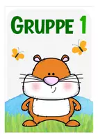 Vorschau - Stationenlernen - Gruppenschilder Hamsterklasse kostenlos Klassentier - Seite 1