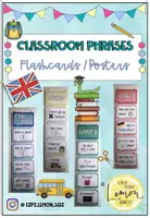 Vorschau - Poster - Classroom Phrases - Posters / Flashcards - Deckblatt