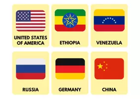 Vorschau - Spiele - Länderflaggen im Englischen - Seite 1