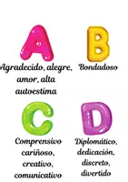 Vista previa - Juegos / Gamificación - Abecedario de fortalezas - página 1