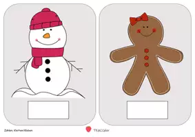 Vorschau - Arbeitsblätter - Differenzierte Mengenkarten ZR10 - WINTER/WEIHNACHTEN - Klettaufgaben (TEACCH) - Seite 2