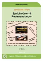 Vorschau - Unterrichtsreihen - Sprichwörter & Redewendungen / Bearb. Word - Deckblatt