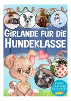 Vorschau - Mal- und Bastelvorlagen - Wimpel / Girlande Schulanfang Hundeklasse - Deckblatt