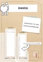 Vorschau - Anderer Materialtyp - Vorsätze & Wünsche für das neue Schuljahr - Deckblatt