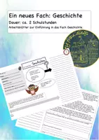 Vorschau - Arbeitsblätter - Ein neues Fach - Geschichte (eyfraudings) Titel - Seite 1