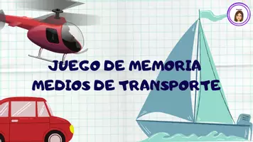 Vista previa - Juegos / Gamificación - JUEGO DE MEMORIA MEDIOS DE TRANSPORTE - Portada