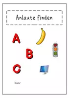 Vorschau - Arbeitsblätter - Materialpaket Anlaute üben - Seite 3