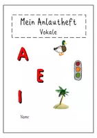 Vorschau - Arbeitsblätter - Lernheft Anlaute - Vokale - Seite 2