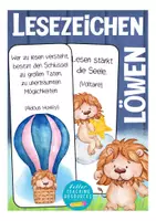 Vorschau - Mal- und Bastelvorlagen - Lesezeichen Löwenklasse Schulanfang - Deckblatt