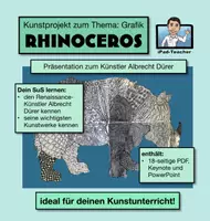 Vorschau - Stundenentwürfe - KUNST-Paket: 4 Materialien zum Künstler Albrecht Dürer - Deckblatt
