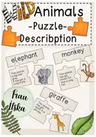 Vorschau - Spiele - WILD ANIMALS - Puzzle - Deckblatt