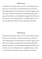 Vorschau - Arbeitsblätter - Fehlertext Abschreibtext nach den Sommerferien 3. Klasse - Seite 2
