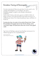 Vorschau - Stationenlernen - Einmaleins Lernspiel Domino - Seite 1