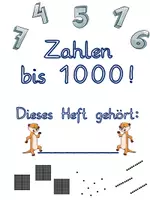 Vorschau - Arbeitsblätter - Zahlenraumerweiterung bis 1000 - Erdmännchen - Seite 1