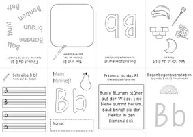 Vorschau - Arbeitsblätter - Minihefte Druckschrift ABC - Seite 1