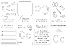 Vorschau - Arbeitsblätter - Minihefte Druckschrift ABC - Seite 2