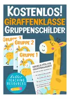 Vorschau - Poster - Gruppenschilder Giraffenklasse kostenlos - Deckblatt