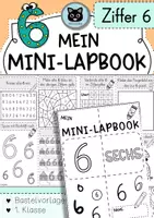 Vorschau - Unterrichtsreihen - Mini-Lapbook | Ziffer 6 | Zifferneinführung - Deckblatt