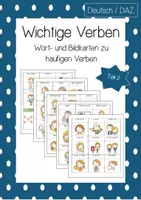 Vorschau - Merkblätter - Wort- und Bildkarten zu wichtigen Verben - Teil 2 - Deckblatt