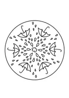 Vorschau - Mal- und Bastelvorlagen - Mandalas zum Thema Wetter - Seite 2