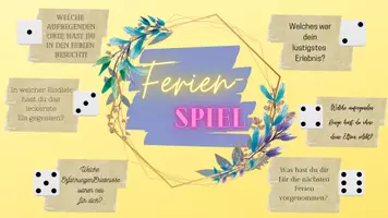 Vorschau - Arbeitsblätter - Ferienspiel (Gesprächsanlässe schaffen, Gruppenarbeit, ins Gespräch kommen, ...) - kostenlos - Seite 3
