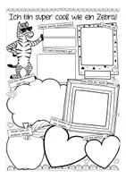 Vorschau - Arbeitsblätter - Meine Stärken - Zebraklasse Sketchnotes - Seite 2