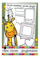 Vorschau - Arbeitsblätter - Meine Stärken Giraffenklasse Kreatives Schreiben - Deckblatt