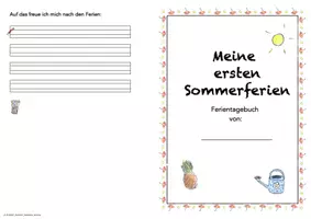 Vorschau - Anderer Materialtyp - Ferientagebücher - Sammlung Klasse 1-3 - Seite 2