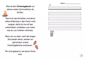 Vorschau - Anderer Materialtyp - Ferientagebücher - Sammlung Klasse 1-3 - Seite 3