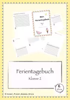 Vorschau - Anderer Materialtyp - Ferientagebuch Sommerferien - Klasse 2 - Deckblatt