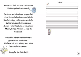 Vorschau - Anderer Materialtyp - Ferientagebuch Sommerferien - Klasse 2 - Seite 2