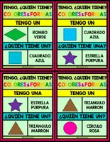 Vista previa - Juegos / Gamificación - I CAN PLAY Series I HAVE WHO HAS COLORES & FORMAS ESPAÑOL - página 3