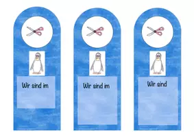 Vorschau - Anderer Materialtyp - Türschilder - abwesende Klasse (Pinguin) - Seite 3