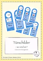 Vorschau - Anderer Materialtyp - Türschilder - abwesende Klasse (Pinguin) - Deckblatt