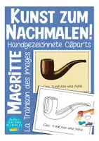 Vorschau - selbst erstellte Cliparts/Grafiken - Kunstfälscher Cliparts René Magritte "La Trahison des images" - Deckblatt
