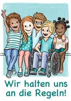 Vorschau - Bildkarten - "Klassenregeln" Schilder (auch zum selbst beschriften!) - Seite 2