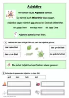 Vorschau - Arbeitsblätter - Adjektive - Einführung und Übung (Fernschul-geeignet) - Seite 2