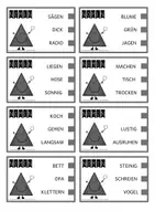 Vorschau - Fördermaterial/Inklusion - Klammerkarten Wortarten - Seite 3
