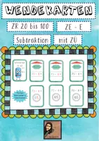 Vorschau - Fördermaterial/Inklusion - Wendekarten Subtraktion ZR 100 mit ZÜ_magischer Zylinder - Deckblatt
