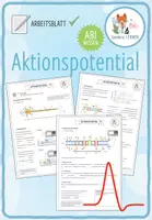 Vorschau - Arbeitsblätter - Aktionspotential - Arbeitsblatt (Abitur) - Deckblatt