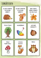 Vorschau - Bildkarten - Im Herbst - Lobkärtchen - Seite 1