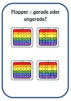 Vorschau - Spiele - Plopper Pop it - gerade oder ungerade - Deckblatt