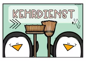 Vorschau - Mal- und Bastelvorlagen - Pinguinklasse | Klassendienste | Classroom Management - Seite 2