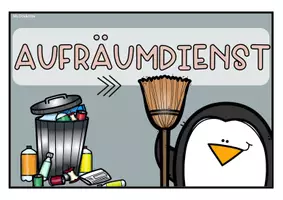Vorschau - Mal- und Bastelvorlagen - Pinguinklasse | Klassendienste | Classroom Management - Seite 3