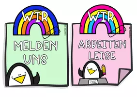 Vorschau - Poster - Pinguinklasse | Klassenregeln Pinguin | Classroom Management - Seite 2