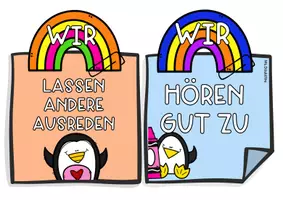 Vorschau - Poster - Pinguinklasse | Klassenregeln Pinguin | Classroom Management - Seite 3
