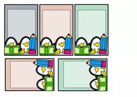 Vorschau - Mal- und Bastelvorlagen - Pinguinklasse | Organisation Regalfach Schüler/-in | Schilder Zeitschriftensammler - Seite 3