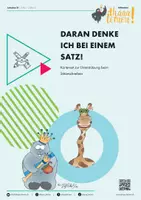 Vorschau - Fördermaterial/Inklusion - Ahaaa lernen Satzbildung (Kartenset) - Deckblatt