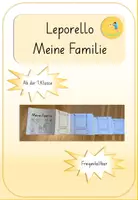 Vorschau - Arbeitsblätter - Leporello Familie ab der 1.Klasse - Deckblatt